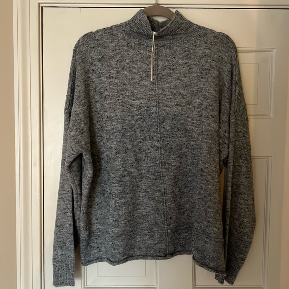 Max studio mock neck slouchy sweater.